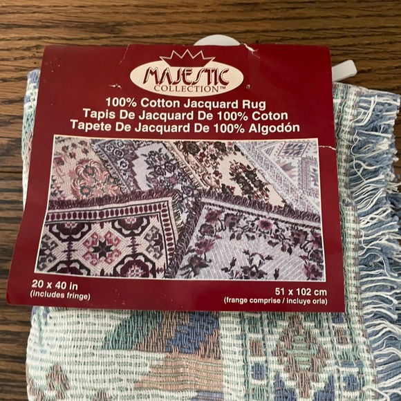 MAJESTIC 100% Cotton Jacquard Rug 20x40‎ Tapestry - Picture 2 of 3